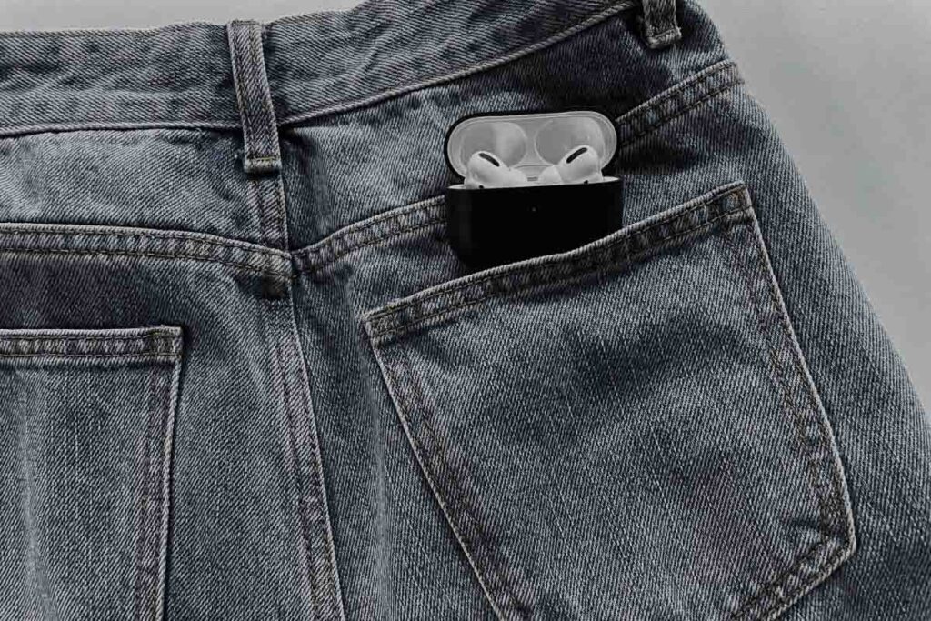AirPods Pro in pocket