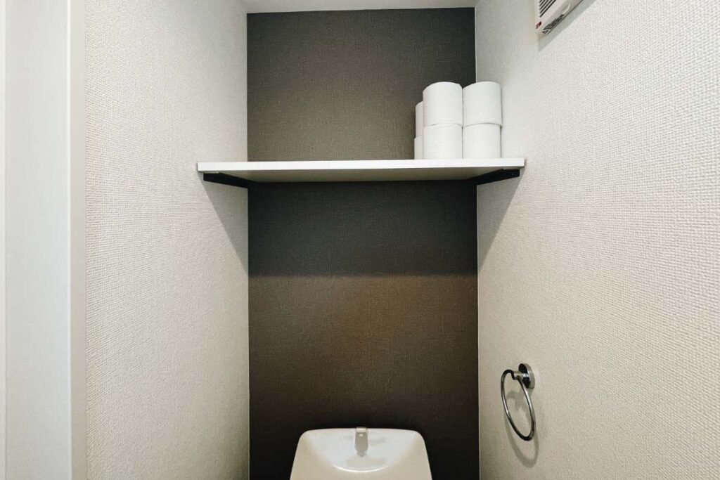 toilet storage